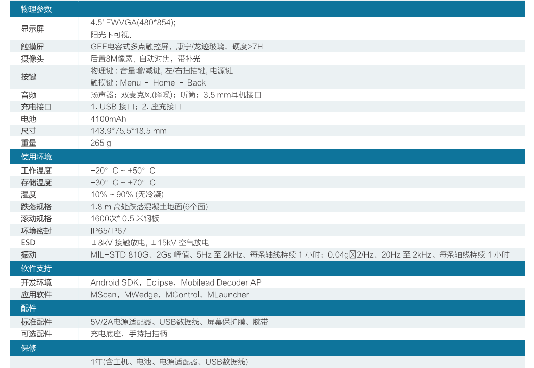 安卓采集移动终端M80